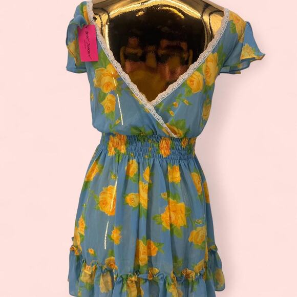 Vintage betsey johnson blue and - Picture 3 of 6